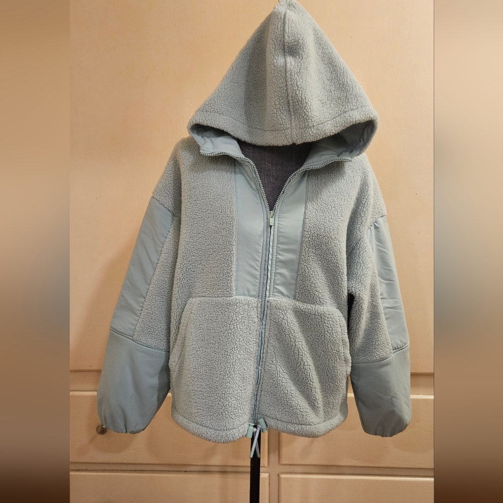All in Motion Light Mint Green Hooded Jacket